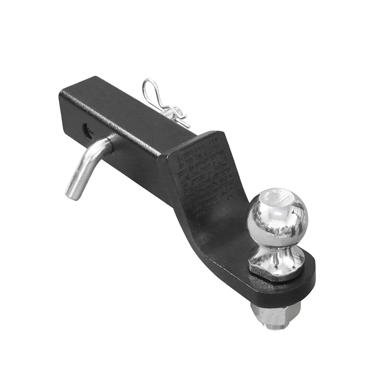 Anhängerkupplungen, 2-Zoll-Anhänrkupplungs-Kulkopfhalterung Mit Anhänrkupplungs-Empfänrstift, Wohn-LKW-Anhänr-Teile, Auto-Camper-Zubehör, Wohnwan(Set with 2 Inch Ball) von NGBFF