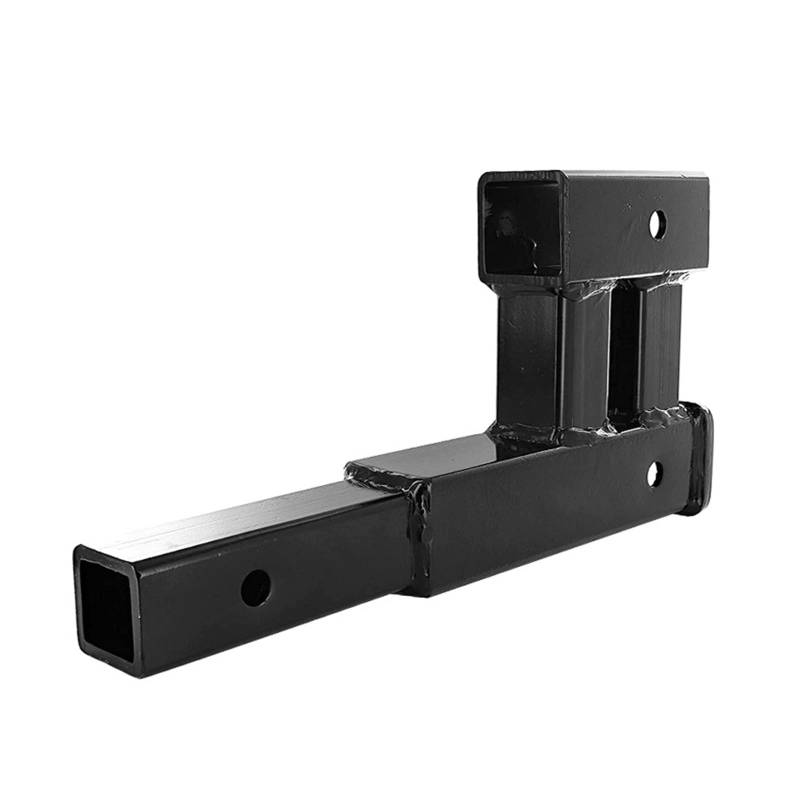 Anhängerkupplungen, 2 Zoll Dual LKW Anhängerkupplung Empfänger Rise Drop Adapter Extender Doppelverlängerung RV Teile Van Camper Zubehör Wohnwagen von NGBFF
