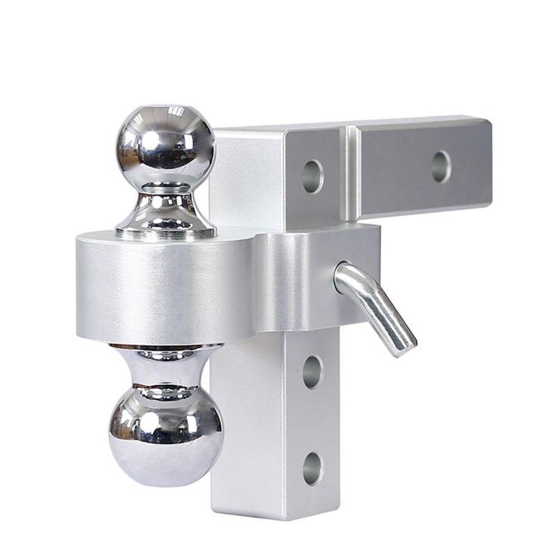 Anhängerkupplungen, 4-stufig Verstellbarer 6-Zoll-Anhänr Aus Aluminium Mit Abschlepphaken, Doppelte Kulhalterung, 2-Zoll-Standardempfänrteile von NGBFF