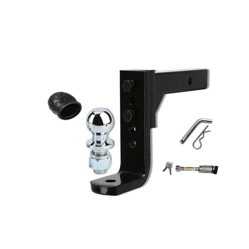 Anhängerkupplungen, 4000 Kg Höhenverstellbare Anhängerkupplung, 50 Mm, 5,1 cm Kugel, Anhängerkupplung, Drop-Mount-Anhänger(with 2 Ball Lock) von NGBFF