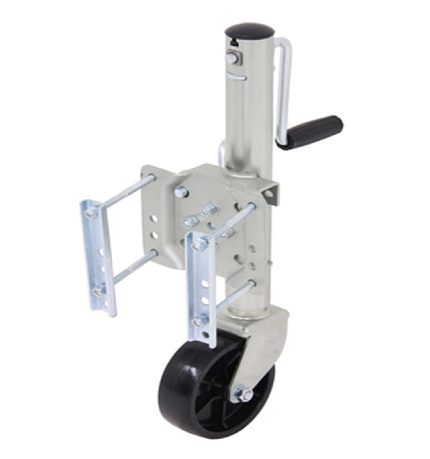 Anhängerkupplungen, 6-Zoll-Anhängerheber Mit Massivem Rad, Kapazität 1200 Lbs, 540 Kg, Anhängerheber, Auslegerführung, Rad, Fahrerradunterstützung Anhängerkupplungen, 6-Zoll-Anhängerheber Mit Massivem Rad, Kapazität 1200 Lbs, 540 Kg, Anhängerheber, Auslegerführung, Rad, Fahrerradunterstützung von NGBFF