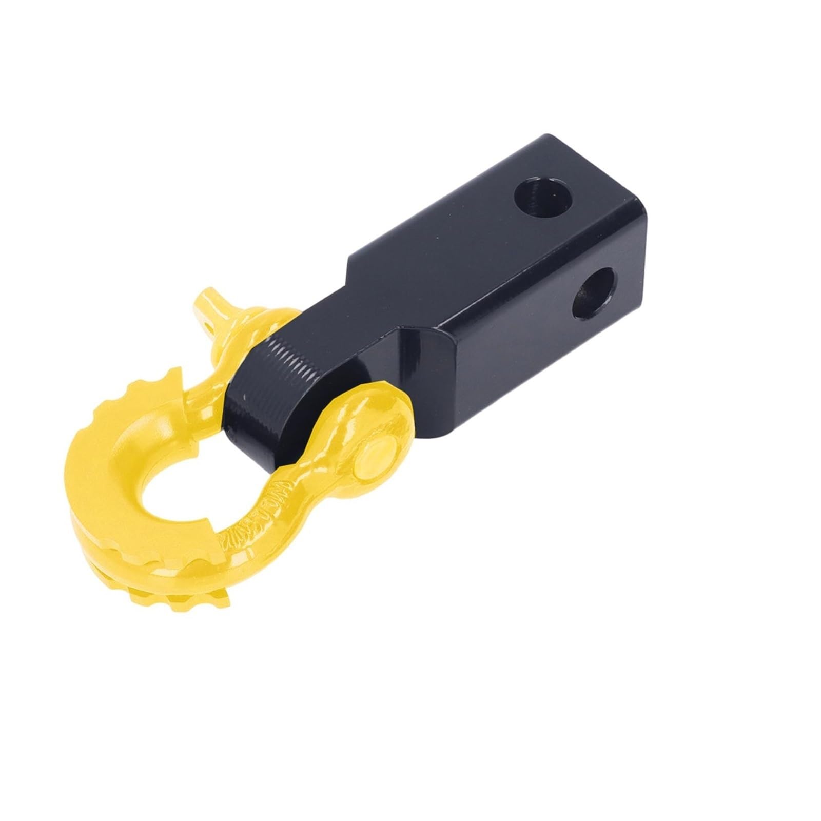 Anhängerkupplungen, Schäkel-Kupplungsempfänr, Professionelles Zubehör, Robust, Einfach Zu Verwenden, Ersatz-tragbarer Anschluss for LKW, PKW-Anhänr(Black Yellow) von NGBFF