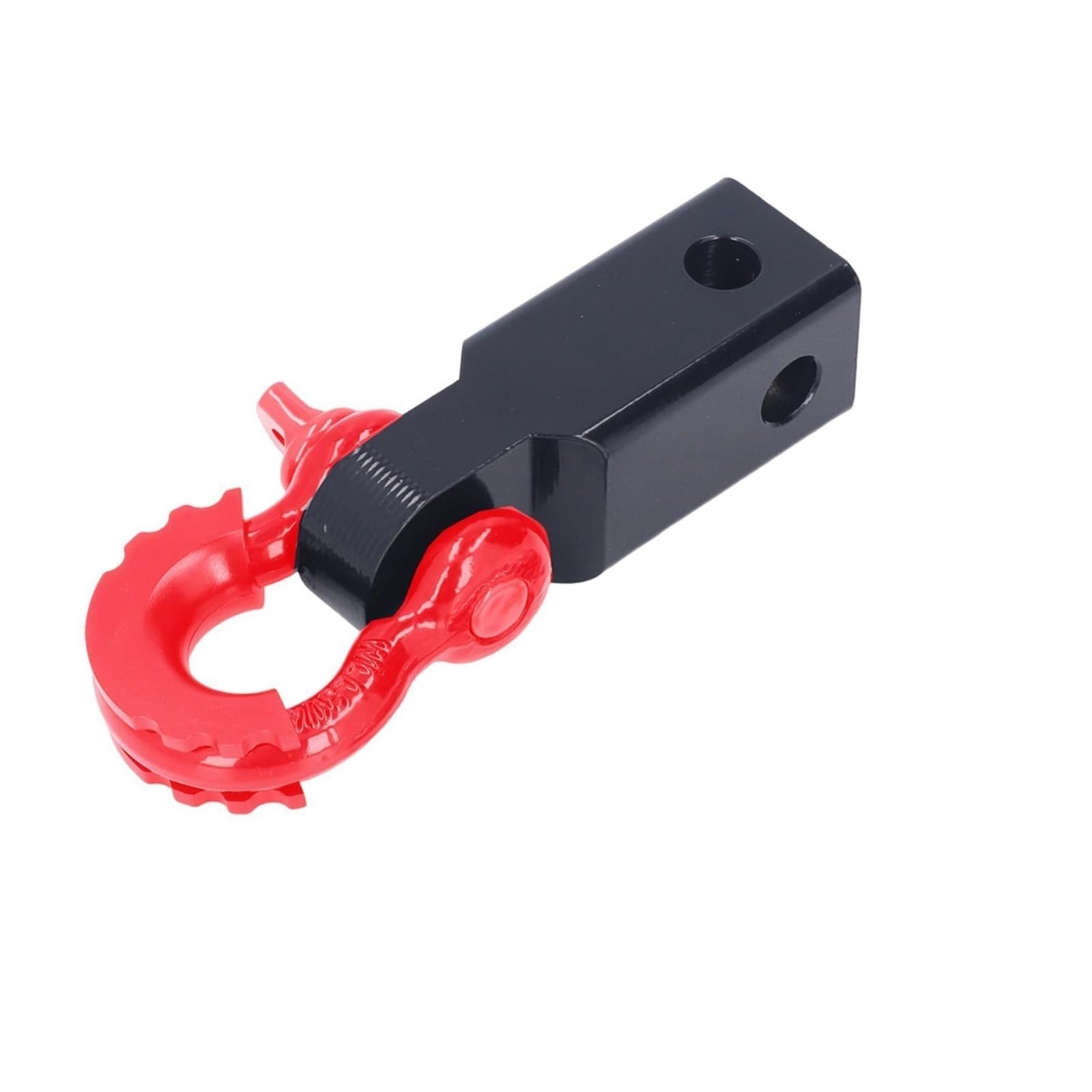 Anhängerkupplungen, Schäkel-Kupplungsempfänr, Professionelles Zubehör, Robust, Einfach Zu Verwenden, Ersatz-tragbarer Anschluss for LKW, PKW-Anhänr(Black red) von NGBFF