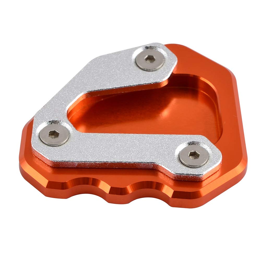 Motorrad SeitenstäNder UnterstüTzung Motorrad Kickstand Seitenständer Pad Verlängerungsplatte Passform für KTM 1290 Super Duke GT 1290 Superduke GT 2013 2014 2015 2016 2016 (Color : Orange) von NGHSDO