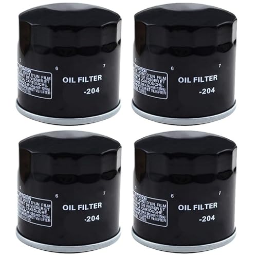 Motorrad Ölfilter for KFX700 KFX700V KFX700 V KRF750 KRF800 KRT750 KRT800 TERYX TERYX4 FI 697 LE SPORT 749 750 783(4 Pcs) von NGIRHGUE
