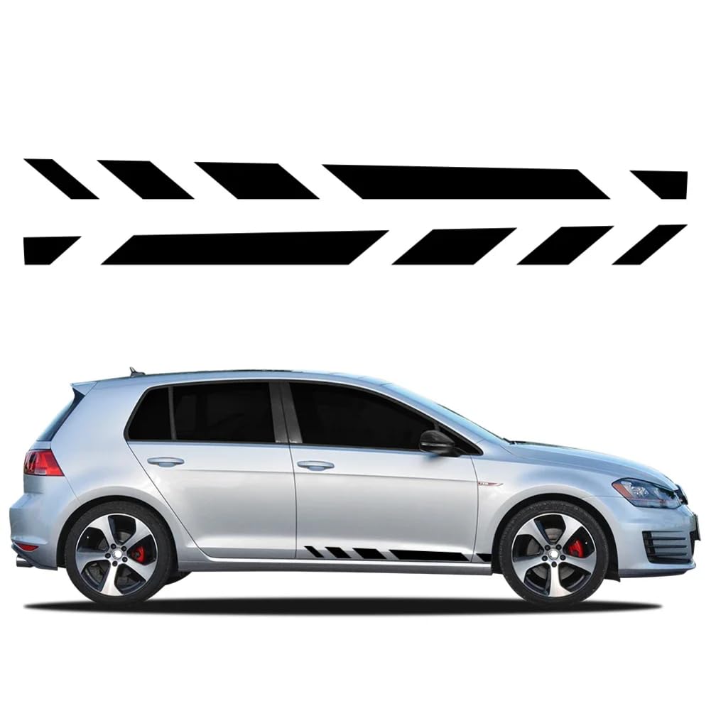 2 STÜCKE Autotür-Seitenaufkleber Vinyl-Aufkleber im Racing-Stil Autozubehör, für V=W, Für Golf 8 7 5 4 6 GTI MK8 MK7 MK5 MK6 MK4 2 STÜCKE Autotür-Seitenaufkleber Vinyl-Aufkleber im Racing-Stil Autozubehör, für V=W, Für Golf 8 7 5 4 6 GTI MK8 MK7 MK5 MK6 MK4 von NGIRJKKLL