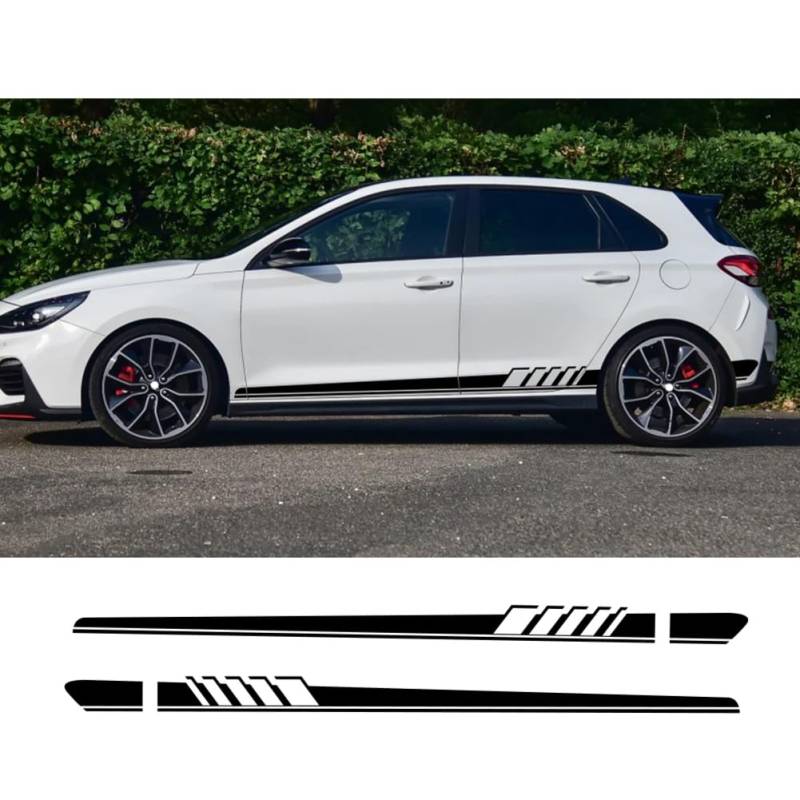 2-teilige Autoaufkleber, für H = yundai, für Tucson i40 i30 i10 i20 IX35 IX20 Solaris Genesi GDI AutoAccessories Aufkleber von NGIRJKKLL
