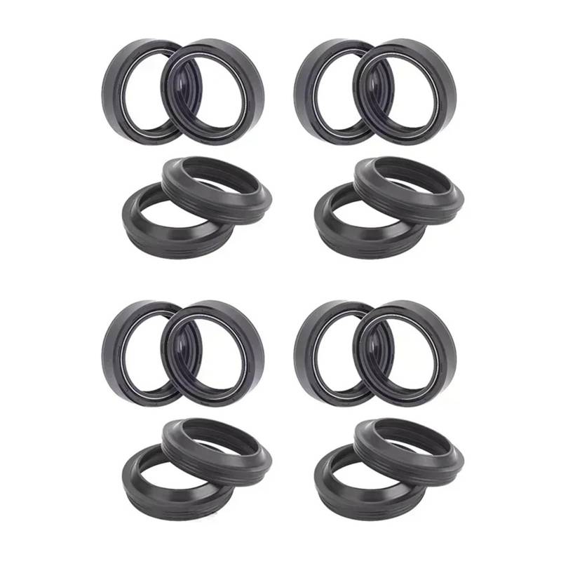 31x43x10,3 31 43 Front Shock Gabel Dämpfer Welle Staub Öl Dichtung Halterungen Für-50 ZN50QT-15A for 125 ZS125-50(8pc Seal 8pc Cover) von NGIRJKKLL