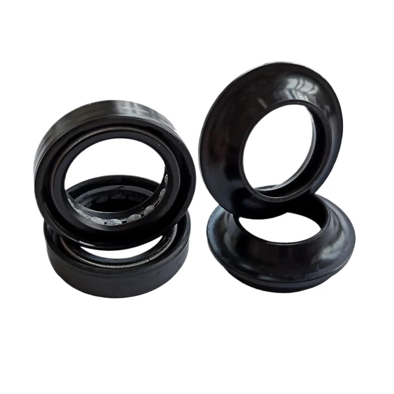 33x45x10,5 33 * 45 Front Shock Gabel Suspension Dämpfer Welle Öl Dichtung 33 45 Staub Abdeckung Lip for TW196 TW200 196 TW 200 05-06(2pc Seal 2pc Cover) von NGIRJKKLL