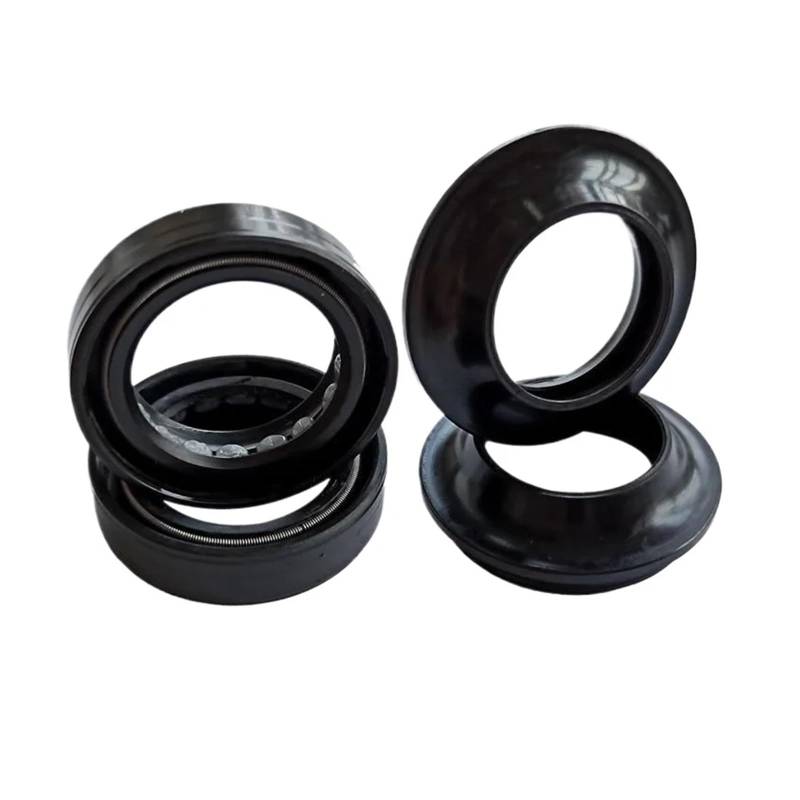 33x45x10,5 33 * 45 Front Shock Gabel Suspension Dämpfer Welle Öl Dichtung 33 45 Staub Abdeckung Lip for TW196 TW200 196 TW 200 05-06(2pc Seal 2pc Cover) von NGIRJKKLL