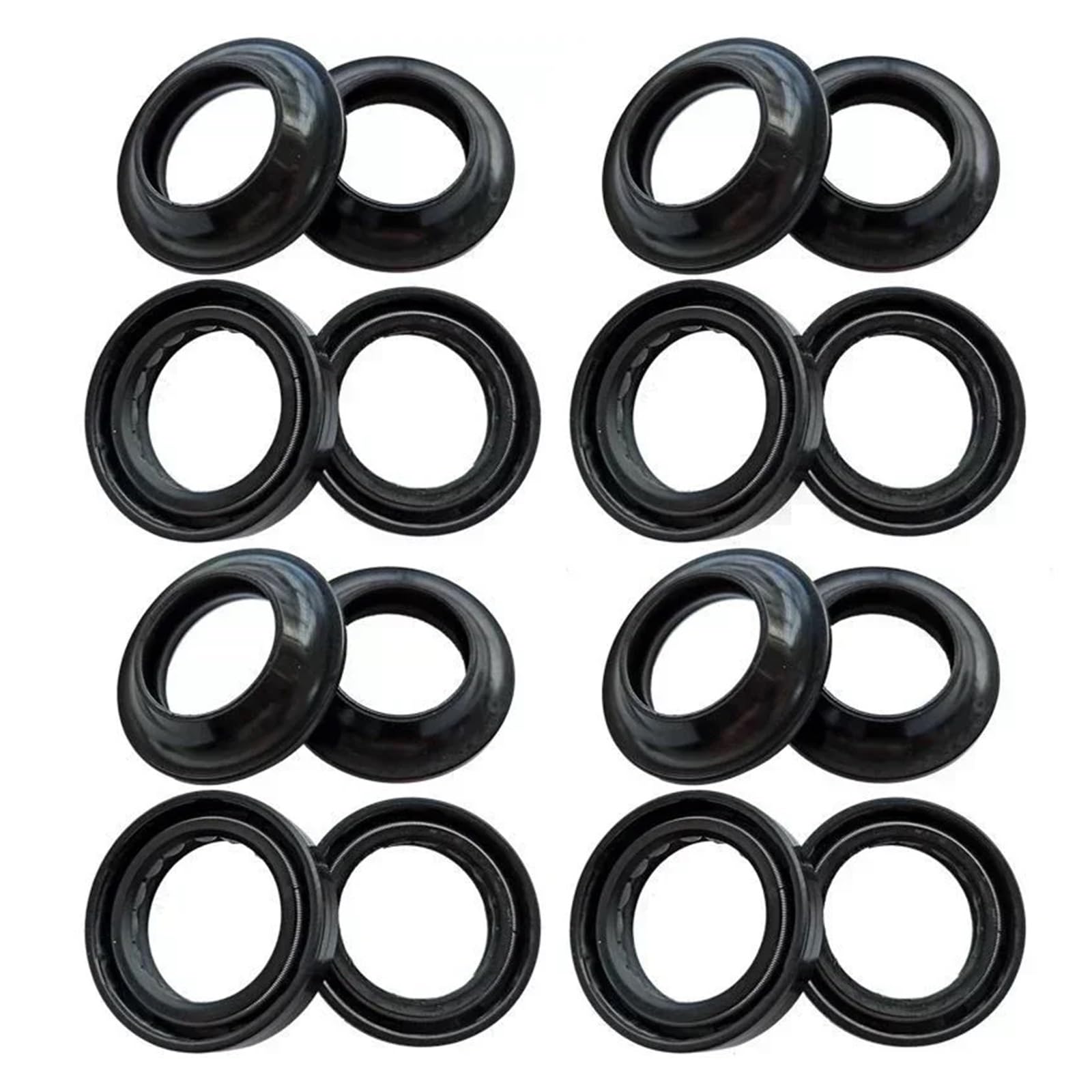 35x48x11 Front Shock Gabel Dämpfer Welle Öl Dichtung Halterungen 35 48 Staub Abdeckung for SH300 alle versionen SH 300 2007-2022 2021 20(8pc Seal 8pc Cover) von NGIRJKKLL
