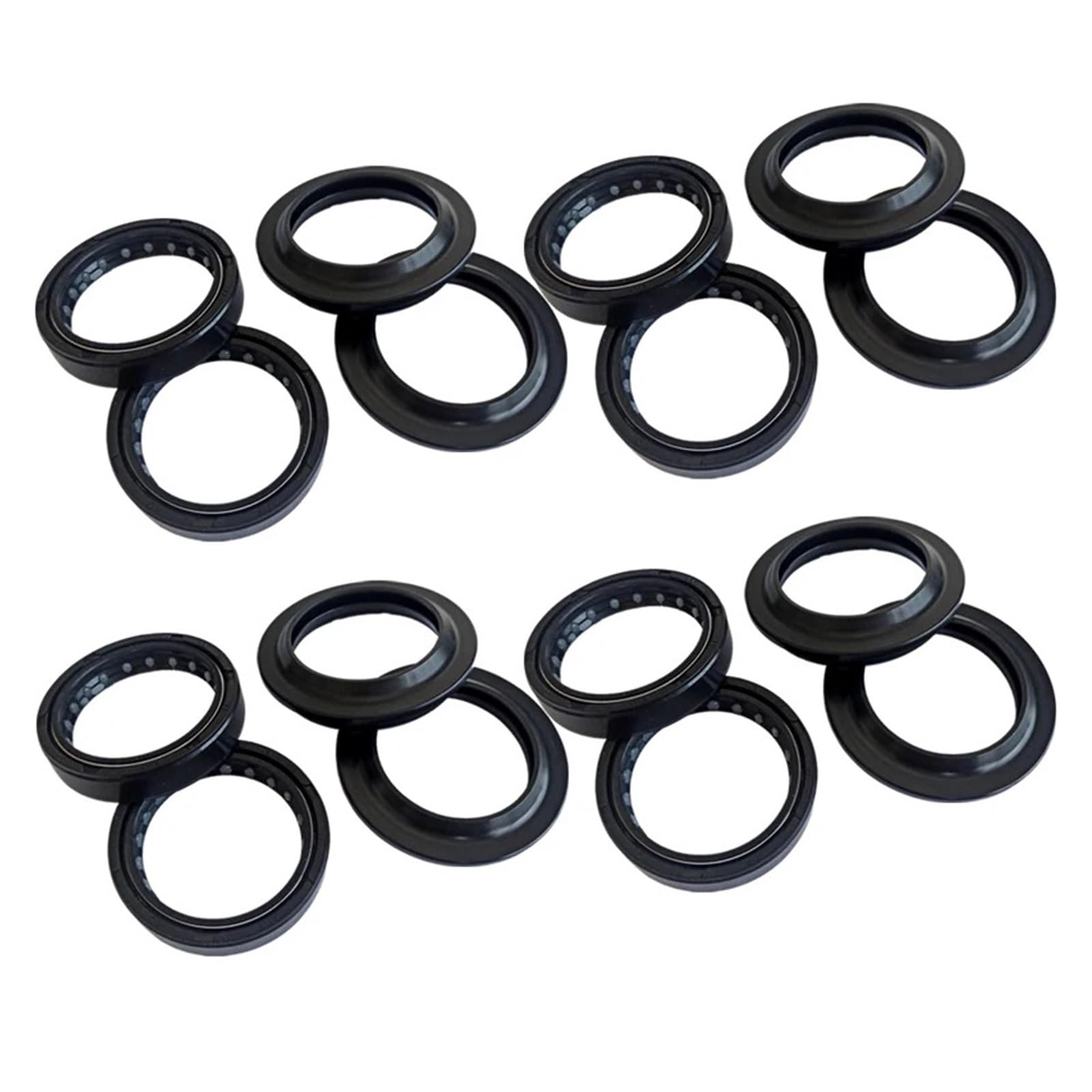 43x55x11 43 * 55 Front Shock Gabel Dämpfer Welle Öl Dichtung Halterungen 43 55 Staub Abdeckung for MT01 MT 01 1600 2005-10 MT1600 MT-01(8pc Seal 8pc Cover) von NGIRJKKLL