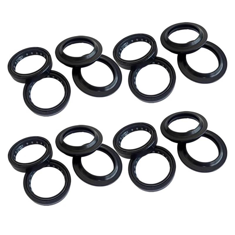 43x55x11 43 * 55 Front Shock Gabel Dämpfer Welle Öl Dichtung Halterungen 43 55 Staub Abdeckung for v11 V 11 CAFE' SPORT 1064 2004-2005(8pc Seal 8pc Cover) von NGIRJKKLL