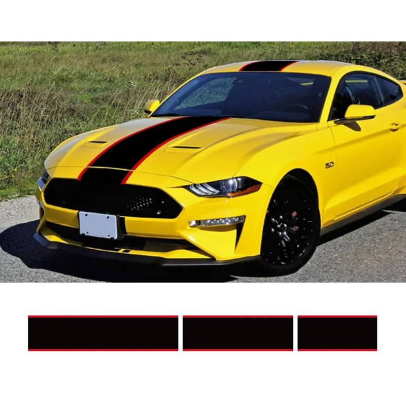 Autotür-Seitenschweller-Streifenaufkleber, für Ford Fiesta MK8 MK7 MK6 Mk5 ST Sport Styling Vinyl Dekor Aufkleber Tuning Autozubehör von NGIRJKKLL