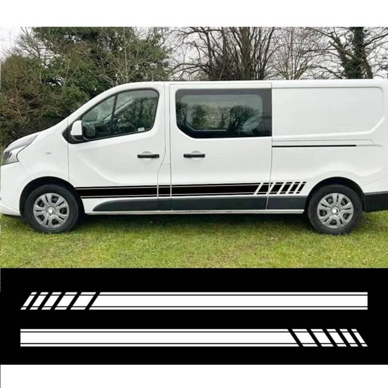 Autotürstreifen-Aufkleber, für R=enault Trafic 3 2, für FIAT Talento, für Nissan NV300 Vauxhall Vivaro Camper Van Vinyl-Aufkleber Zubehör von NGIRJKKLL