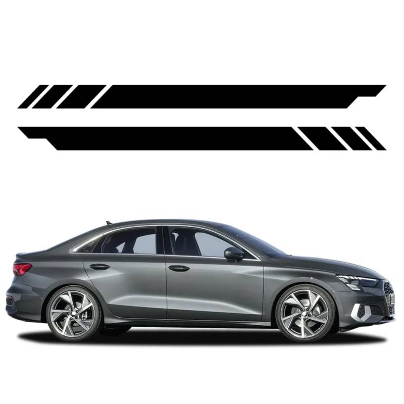 Für Audi A3 1996-2003 2004-2013 2014 2015 2016 2017 2018 Auto-Seitentür-Aufkleber, Vinyl, dekorative Aufkleber, Auto-Tuning-Zubehör von NGIRJKKLL