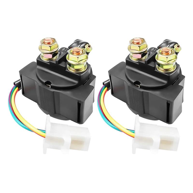 Motorrad Starter Magnet Relais for DR125 DR200 DR125SE DR200SE GR650 GS700 GS750 GS1100 VS750 VS800 VX800 GV1200(2 pcs) von NGIRJKKLL