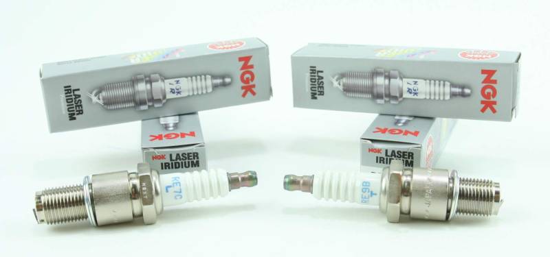 4 NGK Laser Iridium Rennzündkerzen, RE7cl RE9BT, Mazda RX-8, 1.3 R2 von NGK von NGK
