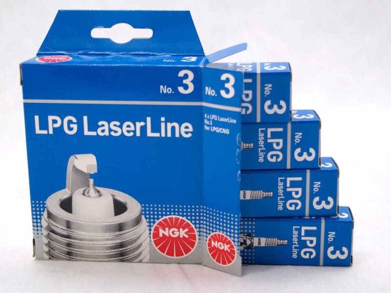 6x Zündkerze NGK 1498 LPG LaserLine No.3 (LPG 3) von NGK