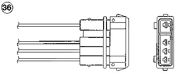 Ngk Lambdasonde [Hersteller-Nr. 0283] für Mazda, Seat, Skoda, VW von NGK
