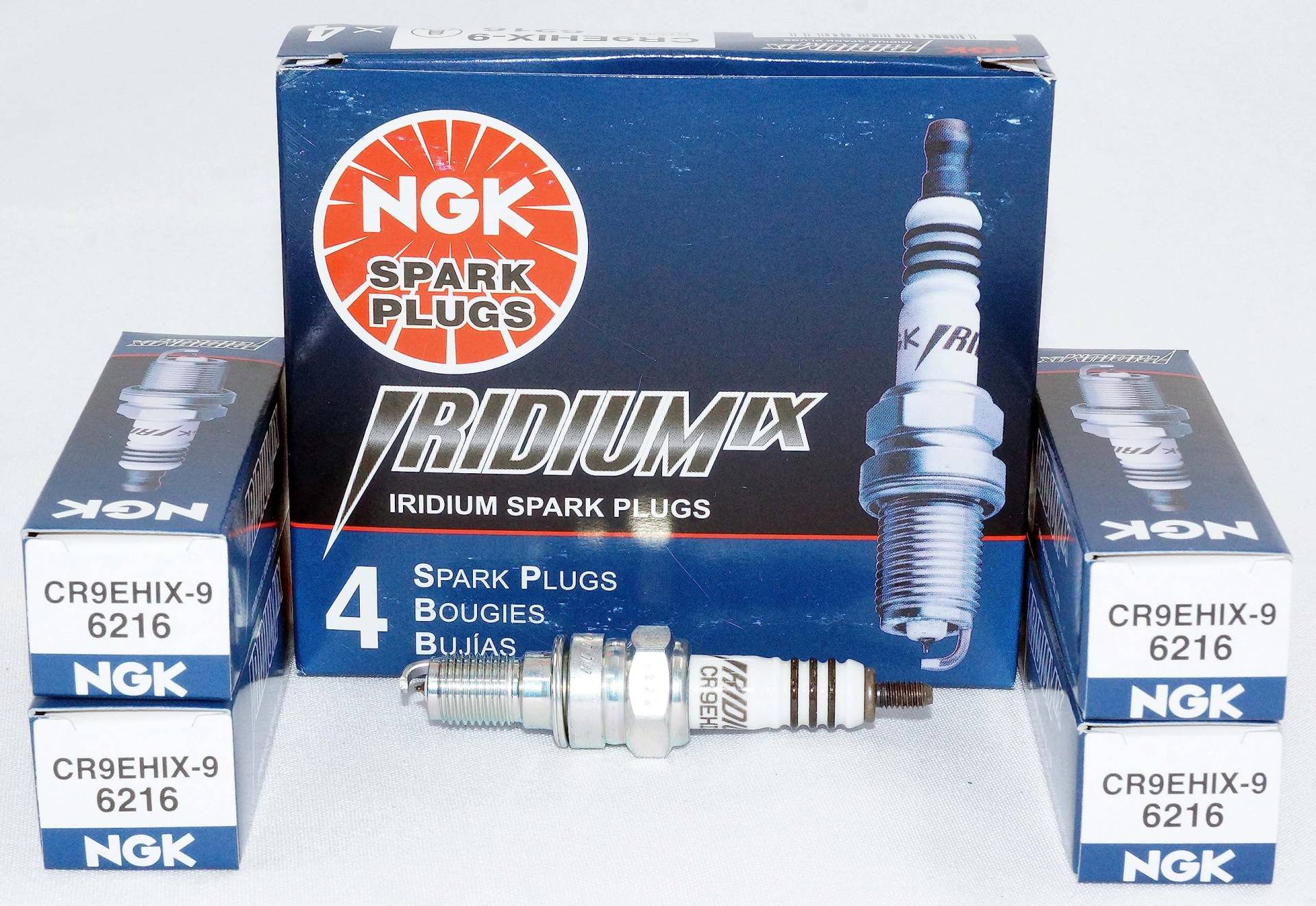 NGK (6216) CR9EHIX-9 Spark Plug - Pack of 4 by NGK von NGK