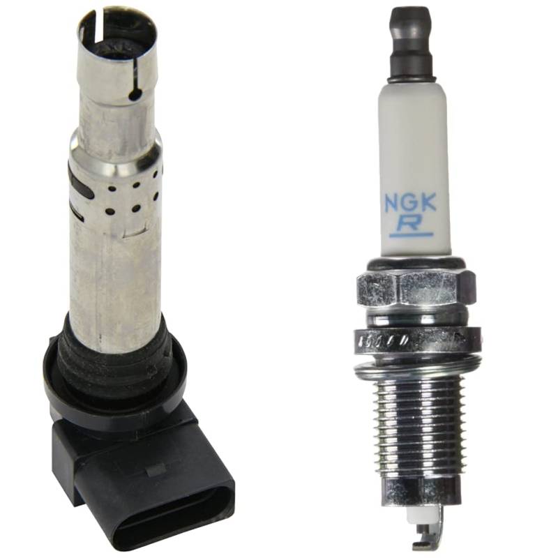 NGK 48003 Zündspule & 5960 Zündkerze von NGK
