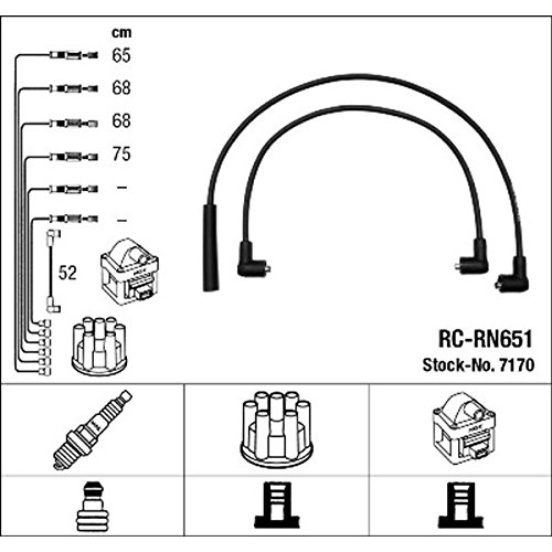 NGK 7170 Zündleitungssatz NGK 7170 Zündleitungssatz von NGK