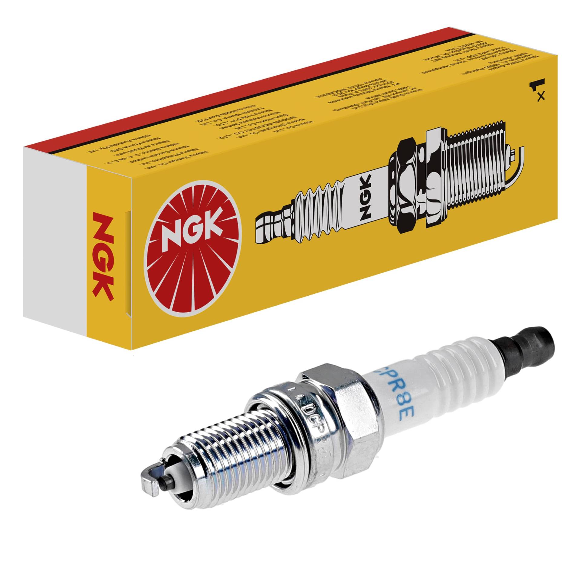 NGK 2641 DCPR9E Zündkerze DCPR-9 E, weiß NGK 2641 DCPR9E Zündkerze DCPR-9 E, weiß von NGK