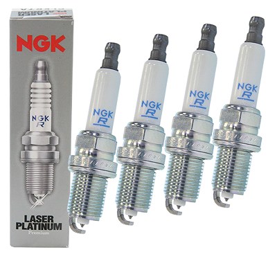 Ngk 4x Zündkerze [Hersteller-Nr. 1675] für Audi, Seat, Skoda, VW von NGK