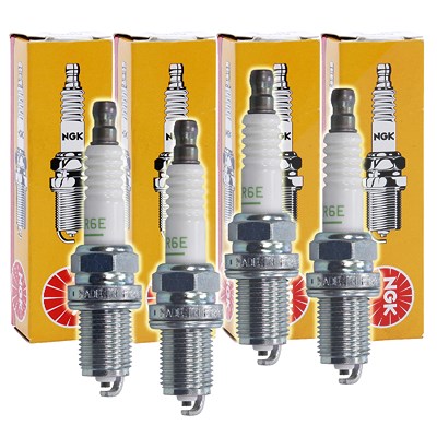 Ngk 4x Zündkerze BKR6E für Chrysler, Dacia, Fiat, Kia, Lada, Lancia, Land Rover, Mitsubishi, Nissan, Renault, Rover, Subaru, Suzuki, VW Ngk 4x Zündkerze BKR6E für Chrysler, Dacia, Fiat, Kia, Lada, Lancia, Land Rover, Mitsubishi, Nissan, Renault, Rover, Subaru, Suzuki, VW von NGK