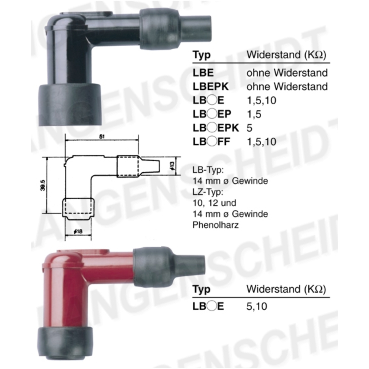 Ngk 5883490 zündkerzenstecker  lb10e von NGK