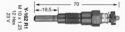 Ngk Glühkerze [Hersteller-Nr. 2431] für Nissan von NGK