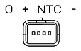 Ntk Sensor, Saugrohrdruck [Hersteller-Nr. 96115] für Citroën, Mini, Peugeot von NTK