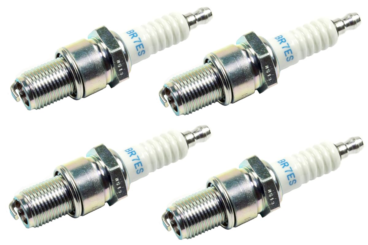 Zündkerze Set 4Stück NGK BR7ES für AGM ATU Benelli Beta China Motor CPI Explorer Generic Husaberg Husqvarna Jonway Kawasa ki Keeway Kreidler KSR-Moto KT M Malaguti Sachs SFM Vespa Zündkerze Set 4Stück NGK BR7ES für AGM ATU Benelli Beta China Motor CPI Explorer Generic Husaberg Husqvarna Jonway Kawasa ki Keeway Kreidler KSR-Moto KT M Malaguti Sachs SFM Vespa von NGK