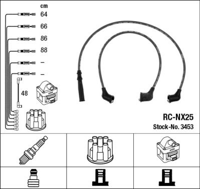 Zündleitungssatz NGK 3453 von NGK