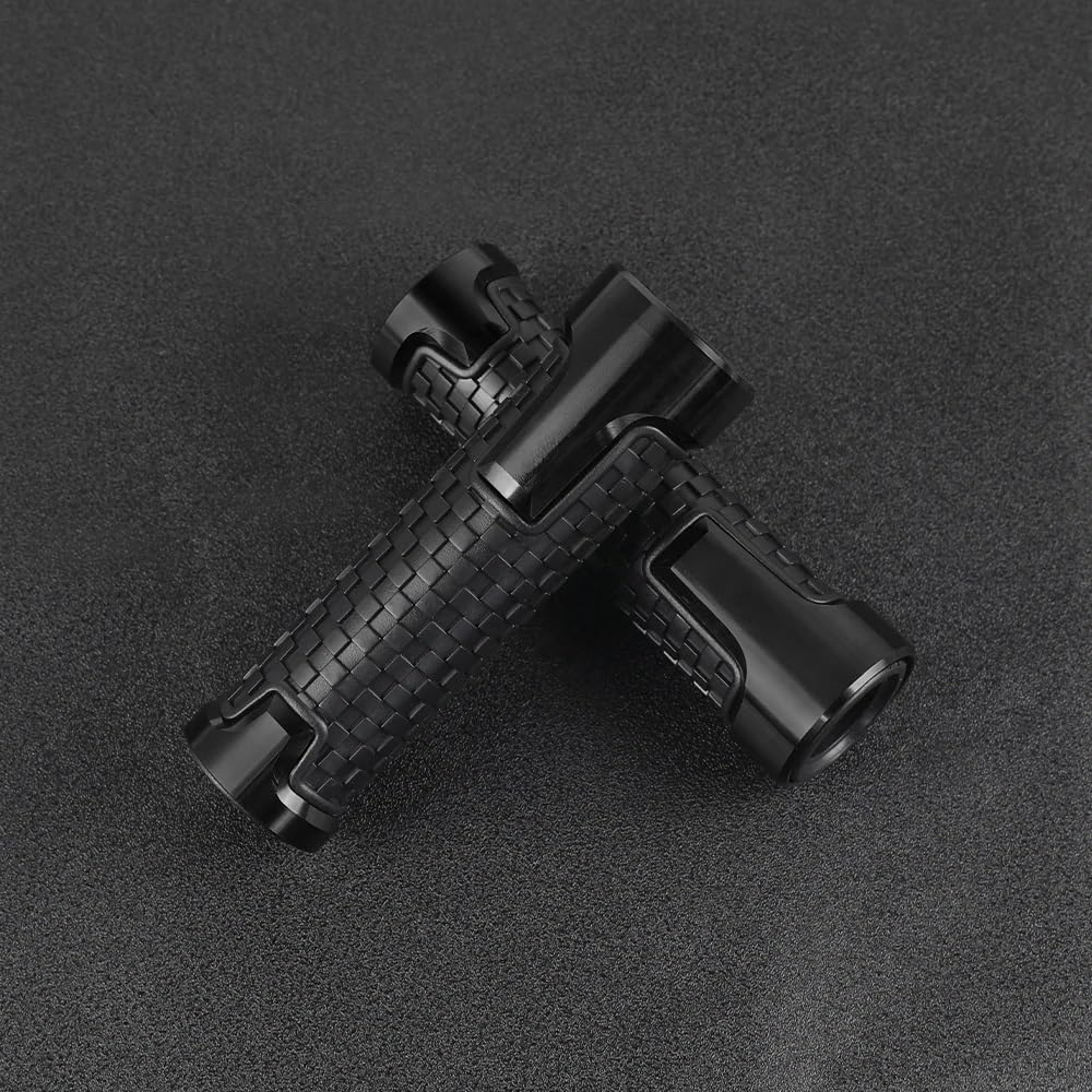 NIAGEUCVC Motorrad 7/8" 22mm Lenkergriffe Für H&ONDA Rebel 1100 Rebel 1100 2021 2022 Rebel 300 500 CMX 7/8 "22mm Anti-Slip Griff Bar Griffe(Black Rebel) von NIAGEUCVC