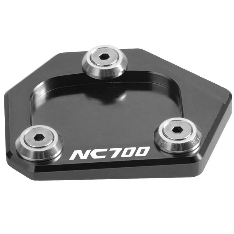 NIAGEUCVC Motorradständerpolster Seitenständer-Verlängerungspolster, Kickstand-Fußplatte, Vergrößerungsunterstützung Für H&ONDA NC 700 Integra 2012 2013 2014 NC700S NC 700S 700(8) von NIAGEUCVC