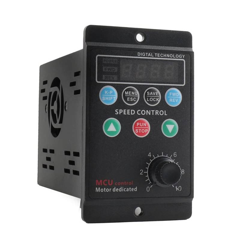 NICCOO Frequenzumrichter, 750W VFD Frequenzwandler Inverter Antrieb, Wechselrichter, Variable Frequency Driver Inverter, Einphasiger Eingang und dreiphasiger Ausgang, für 3 Phasen Drehstrommotoren von NICCOO
