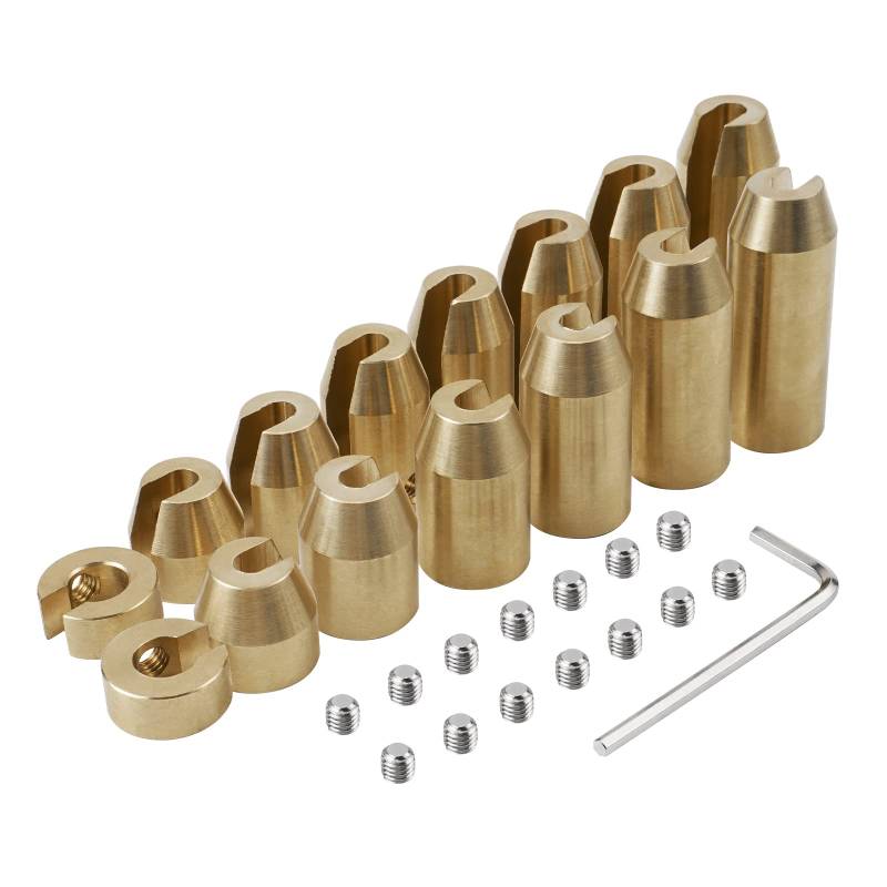 NICECNC 14 Stück CNC-gefrästMotorrad Rad Speichen Balance Gewichte Nachfüllsets Compatible with Dual Sport, Super Moto, Metric Cruiser oder Anderen Speichenrädern, wiederverwendbar, 6061-T6 Aluminium von NICECNC
