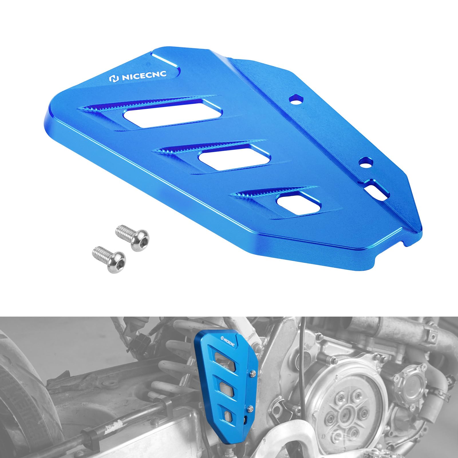 NICECNC Blauer hinterer Hauptzylinderschutz 43571-36E20 Zylinderschutz kompatibel mit Suzuki DRZ400 DRZ400E DRZ400S DRZ400SM 2000 2001-2018 2019 2020 2021 2022 2023 2024 siehe Passform NICECNC Blauer hinterer Hauptzylinderschutz 43571-36E20 Zylinderschutz kompatibel mit Suzuki DRZ400 DRZ400E DRZ400S DRZ400SM 2000 2001-2018 2019 2020 2021 2022 2023 2024 siehe Passform von NICECNC