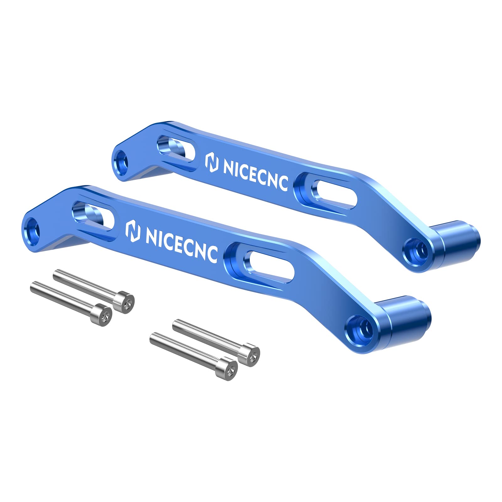 NICECNC Blaues Haltegriff-Set für Beifahrer Aluminium Compatible with Yamaha Tenere 700/XTZ700 2019–2024 Tenere 700 Rally Edition 2020–2024 Tenere 700 World Raid 2022 von NICECNC