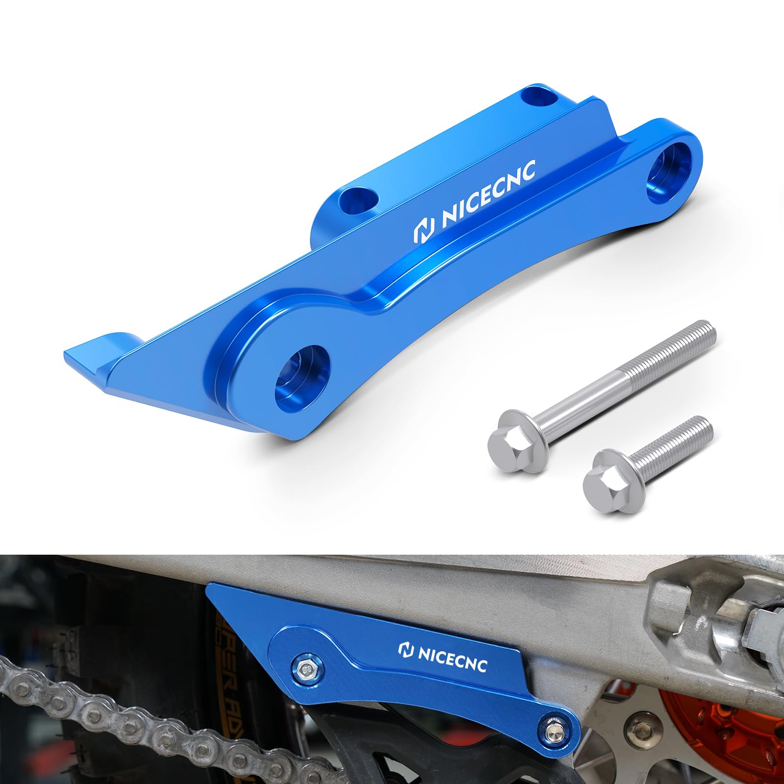 NICECNC Blue Swingarm Guard Swing Arm Protector Compatible with Husqvarna 701 Enduro/Supermoto 2024, CNC-gefräst NICECNC Blue Swingarm Guard Swing Arm Protector Compatible with Husqvarna 701 Enduro/Supermoto 2024, CNC-gefräst von NICECNC