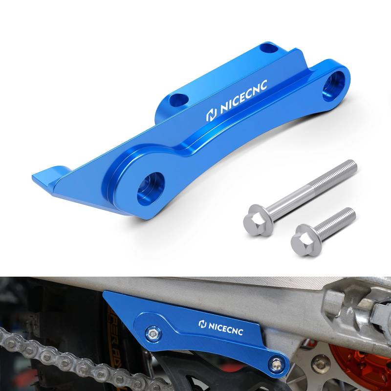 NICECNC Blue Swingarm Guard Swing Arm Protector Compatible with Husqvarna 701 Enduro/Supermoto 2024, CNC-gefräst von NICECNC