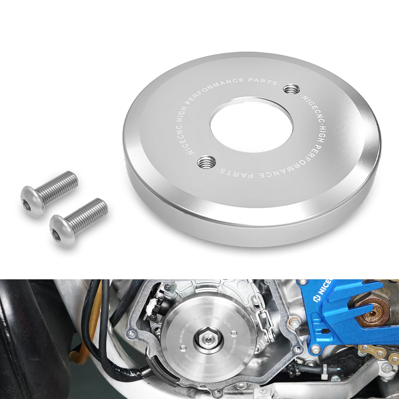 NICECNC Dirt Bike Schwungrad Gewicht 311.8 g Edelstahl Kompatibel mit Yamaha YZ250 2003-2024 YZ250X 2016 2017 2018 2019 2020 2021 2022 2023 NICECNC Dirt Bike Schwungrad Gewicht 311.8 g Edelstahl Kompatibel mit Yamaha YZ250 2003-2024 YZ250X 2016 2017 2018 2019 2020 2021 2022 2023 von NICECNC