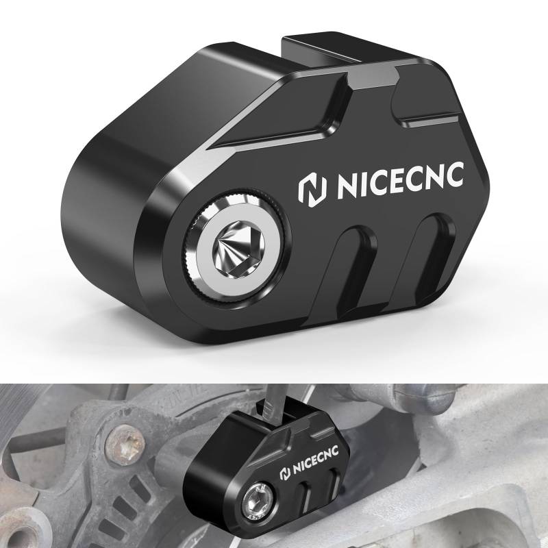 NICECNC Hintere ABS-Kabelschutzabdeckung, Compatible with Husqvarna 701 Supermoto 2024, Compatible with Husqvarna 701 Enduro 2024, Aluminiumlegierung, Siehe Zubehör, Schwarz von NICECNC