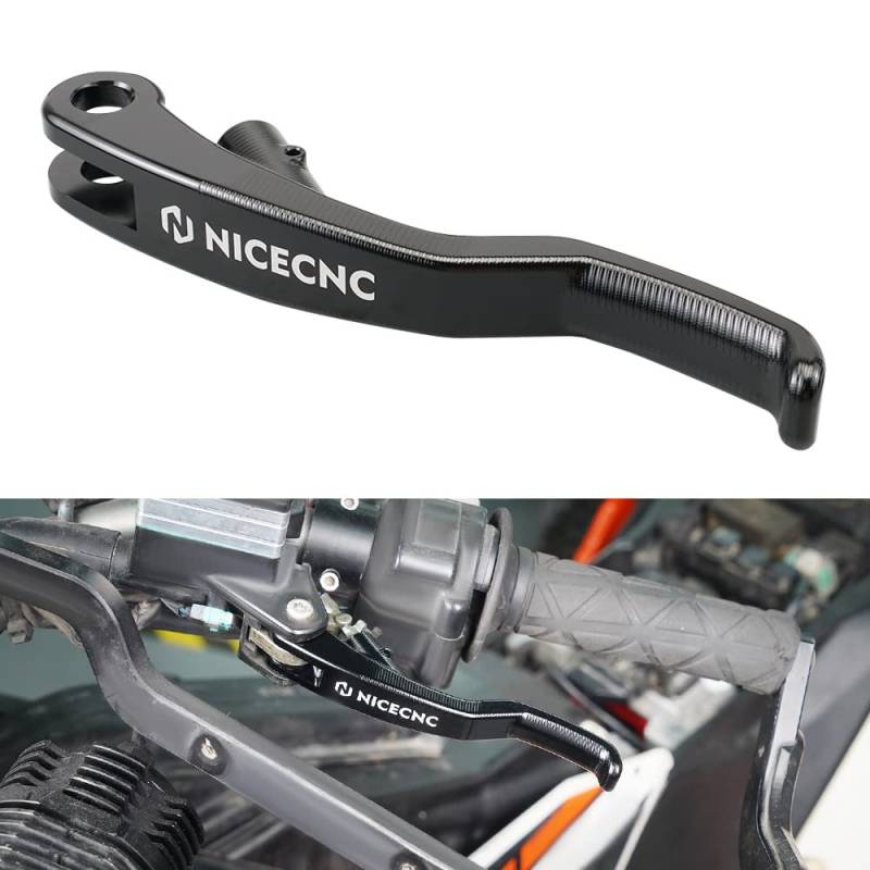 NICECNC Motorrad-Kupplungshebel, Compatible with Husqvarna 701 Enduro 2016–2021, Compatible with 1190 Adventure 2013–2017, Siehe Passform, schwarz von NICECNC