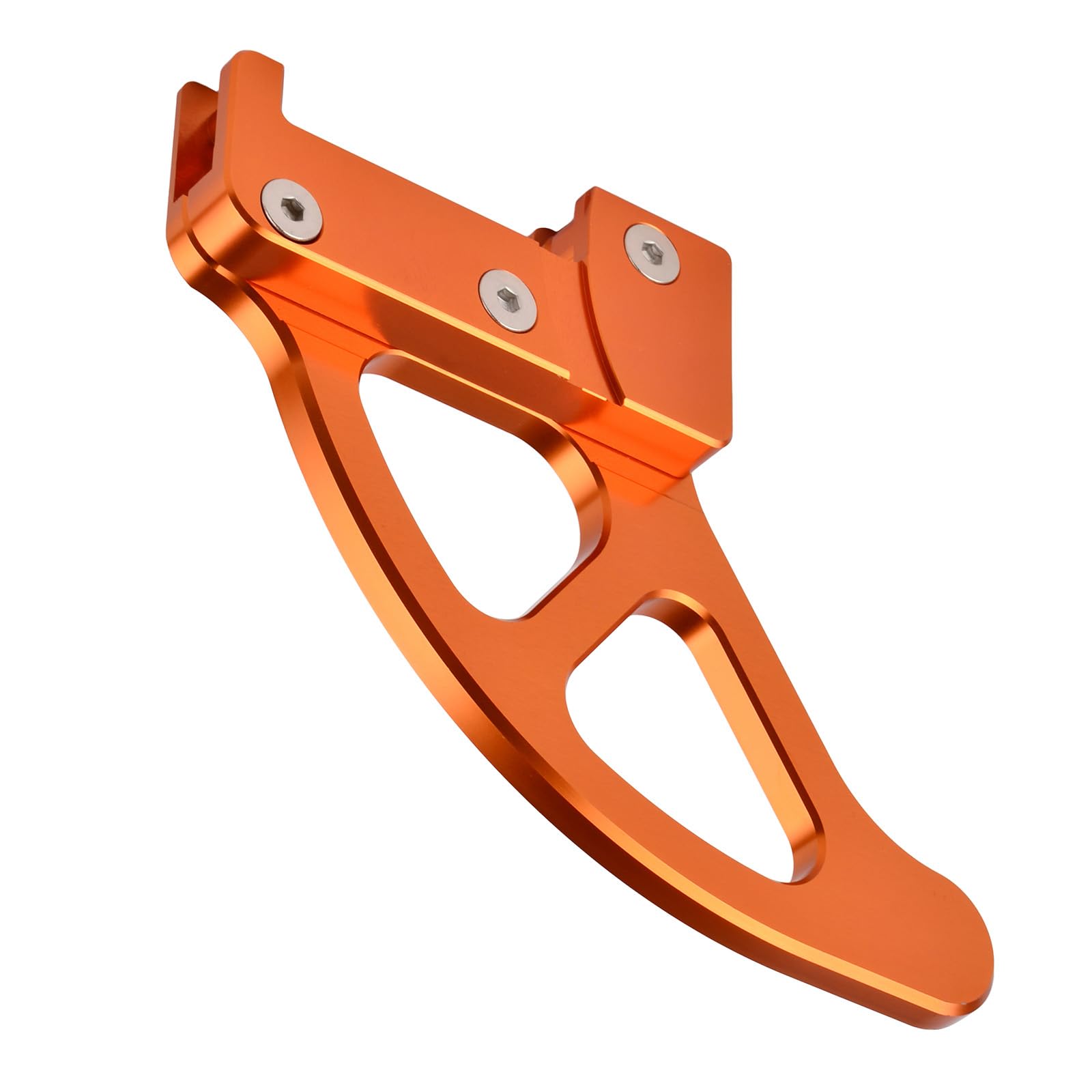 NICECNC Orange Bremsscheibenschutz Hinten Compatible with KTM 125-530 XCW XCF-W EXC EXC-F SX SXF XC XCF 6 Days TPI 2004-2022,See Fitment von NICECNC