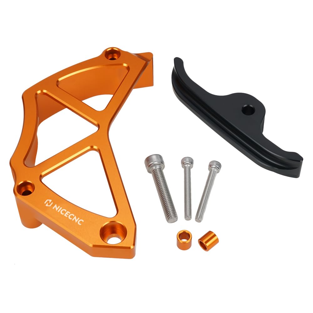 NICECNC Orange Kettenschutzhülle, Compatible with KTM 790 890 Adventure S/R Modellen 2019-2023 2022 2021 2020,790/890 Duke 2018-2023 2022 2021 2020 2019 von NICECNC