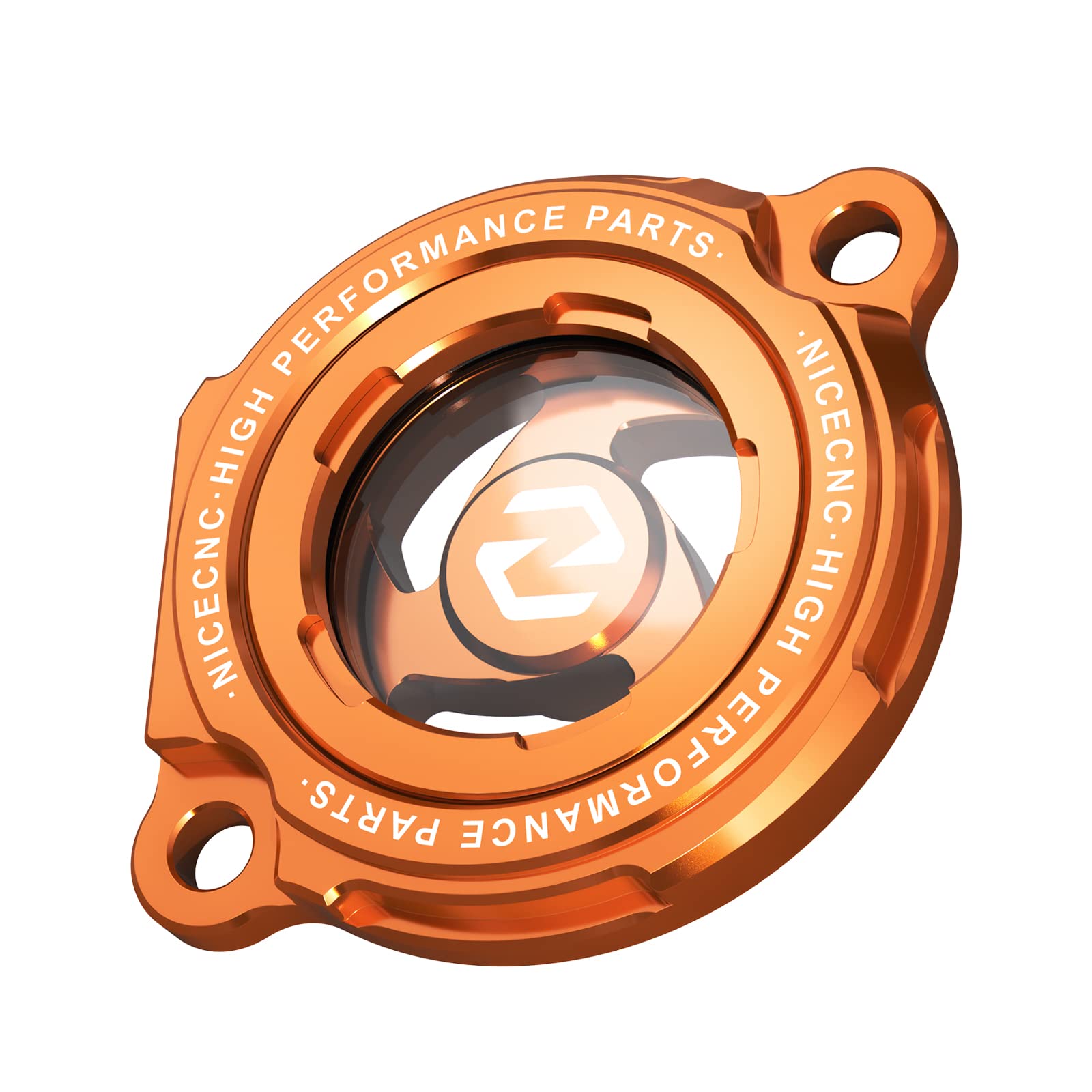 NICECNC Orange Ölfilter-Abdeckkappe kompatibel mit KTM 250/400/450/520/950/990 EXC SXF EXC-F XCF-W MXC SMR SXC Adventure Super Duke, siehe Passform von NICECNC