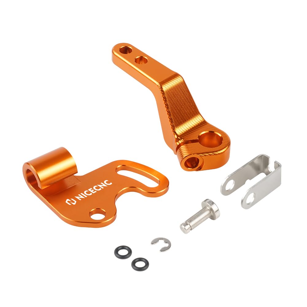 NICECNC Orange One Finger Kupplungsbetätigungsarmhebel kompatibel mit KTM 790 Duke/Adventure/R 2018-2023 2022 2021 2020 2019,890 Duke/Adventure/R 2020-2023 2022 2021 von NICECNC
